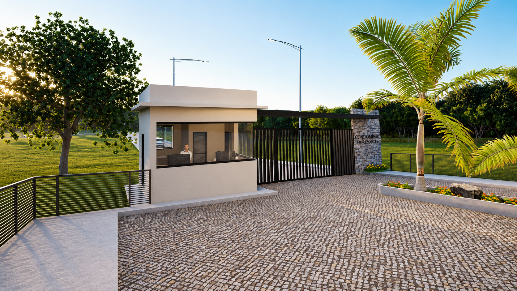 Boa Vista — portaria e alameda
