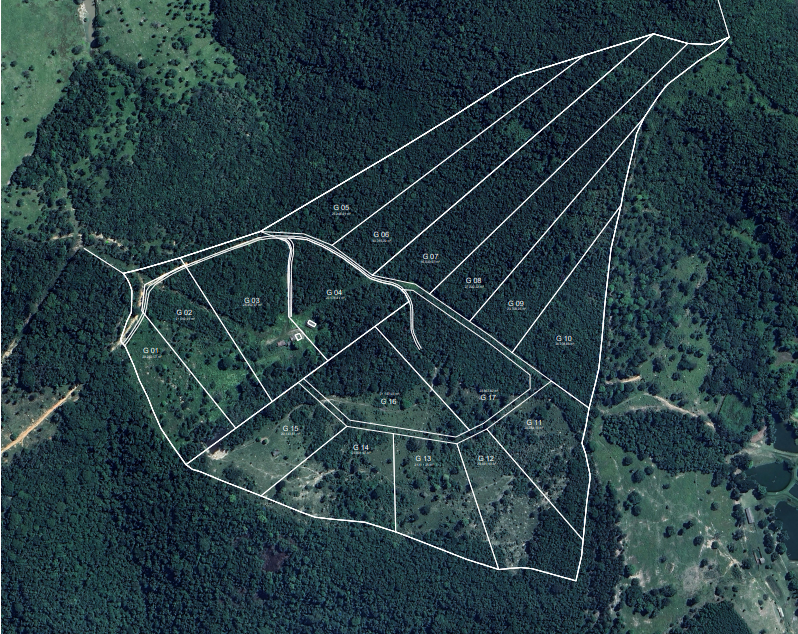 Aérea panorâmica dos empreendimentos LÍDER