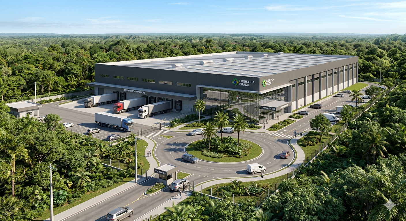 Render galpão industrial